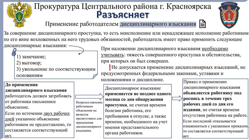 Что делать при наложении взыскания