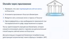 Как сделать биометрию через Госуслуги
