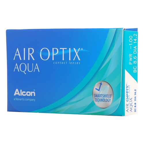 Контактные линзы Air Optix Aqua 6 линз R 8,6 -7,25 в Аптека от склада