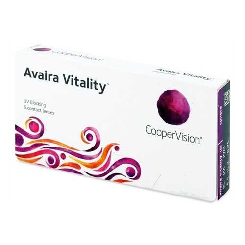 Контактные линзы Avaira Vitality 6 линз -10,0 в Аптека от склада