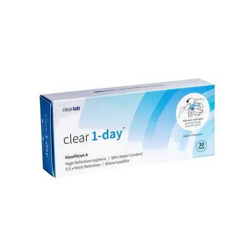 Контактные линзы ClearLab Clear 1-Day 30 линз R 8.7 -06,50 в Аптека от склада