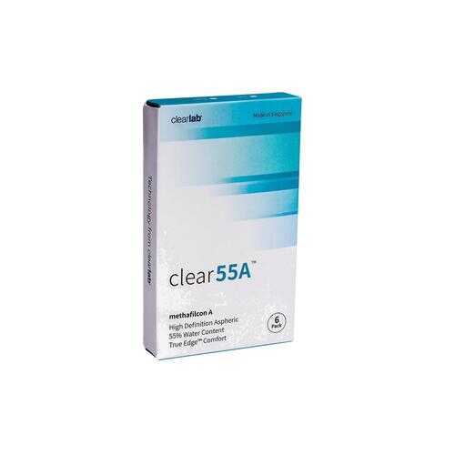 Контактные линзы ClearLab Clear 55 A 6 линз R 8.7 -02,00 в Аптека от склада