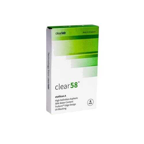 Контактные линзы ClearLab Clear 58 6 линз R 8.3 -02,75 в Аптека от склада