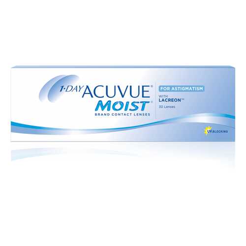 Контактные линзы 1-Day Acuvue Moist for Astigmatism 30 линз -0,25/-1,25/20 в Аптека от склада