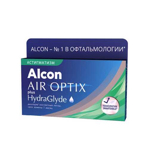 Контактные линзы AirOptix HydraGlyde for Astigmatism 3 шт. PWR -2,50, CYL -0,75, AXIS 010 в Аптека от склада