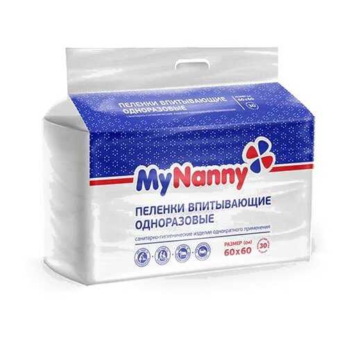 Пеленки впитывающие Medmil MyNanny 30 шт. 60x60 см в Аптека от склада