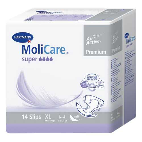 Подгузники для взрослых, XL, 14 шт. MoliCare Premium Super в Аптека от склада