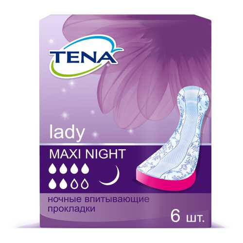 Прокладки Tena Lady Maxi Night 760913 6 шт в Аптека от склада