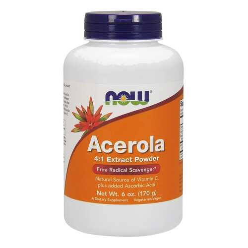 Антиоксидант NOW Acerola Powder 170 г натуральный в Аптека от склада