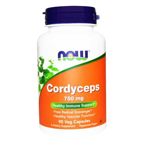 Добавка для иммунитета NOW Cordyceps 90 капс. в Аптека от склада