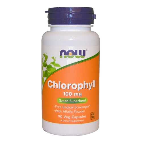 Добавка для здоровья NOW Chlorophyll 90 капс. натуральный в Аптека от склада